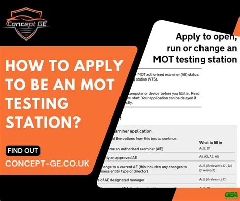 mot tester smart card application form|mot testing station number.